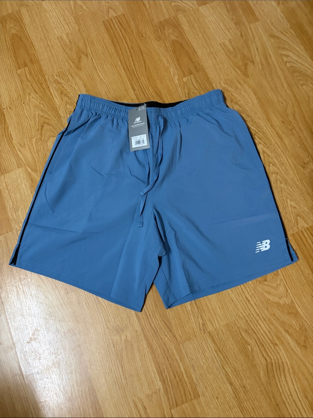 New Balance Men's Slate Blue Performance Athletic Shorts